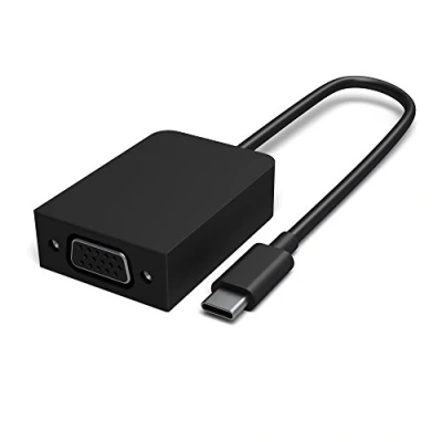 Image de Microsoft Surface USB C/VGA Adapter VGA (D Sub) Type C Noir Neuf