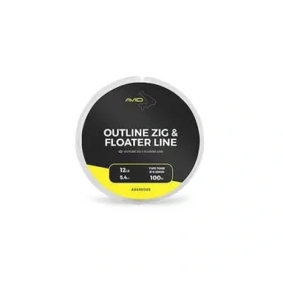 Image de Avid Carp Outline Zig &amp; Floater Line 0,33mm (6,8kg) Matériel bas de ligne carpe