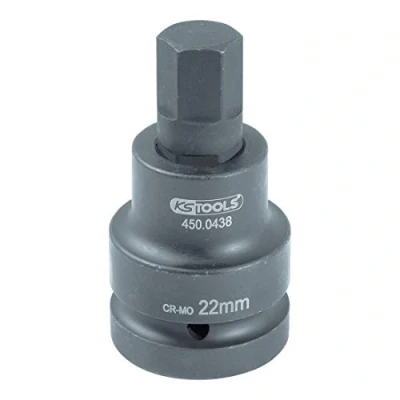 Image de KS TOOLS 450.0478 Douille à choc 75 22,0 25 (1&quot;) héxagonal intérieur