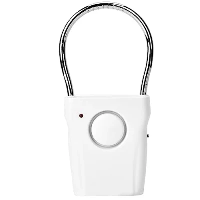 Image de alarme de poignée porte Sonnerie d&#039;alarme très Forte 120Db, Sonnette/Alarme Commande commutateur à Un Bouton,Alarme antivol avec capteur d nan