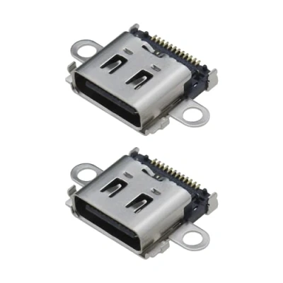 Image de ECSiNG 2pcs Prise de Port Chargement Connecteur USB Type C Pièce Rechange pour Compatible avec Nintendo Switch Lite