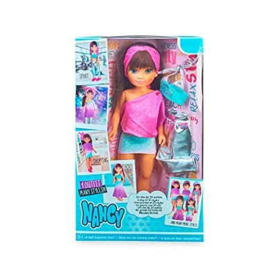 Image de Nancy 1001 Regards! Brunette Vêtements de Poupée Moderne Spéciales Transformables, Les Couleurs Qui Change Forme pour Faire des Tenues Différentes