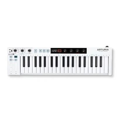Image de Arturia Keystep 37 Contrôleur MIDI, Séquenceur, Arpégiateur et Générateur d’accords créatif Clavier Slimkey notes, Contrôles MIDI CC assignables, Mode Scale, Connectivité polyvalente