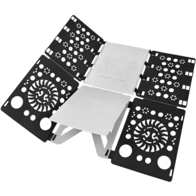 Image de BoxLegend Chemise pliable Facile et rapide à plier Pour les vêtements des enfants, plis chemises (noir blanc)