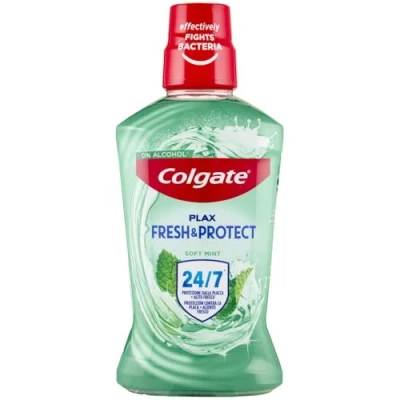 Image de Bain de Bouche COLGATE PLAX MENTHE Soft Mint 500ml Pour Adultes Mixte