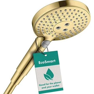 Image de hansgrohe Raindance Select S Douchette à main 120 3 jet EcoSmart 9l/min, aspect doré poli, 26531990