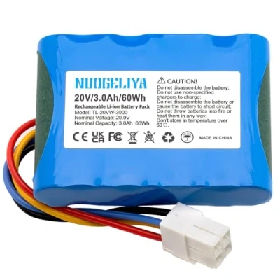 Image de Pour Worx Landroid S300, S 390m2, Basic, S300i, S450i, S500i, S700i, WR100SI, WR101SI, WR102SI, WR103SI, WR104SI, WR105SI, WR105SI.1, WR1, WR111, WR104SI. 06SI, W. Batterie de rechange Li ion R115MI
