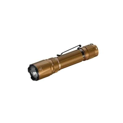 Image de FENIX TK20R UE Tan, lampe torche de police rechargeable longue portée ultra lumineuse 2800 lumens 465 m 40 heures max stroboscope instantané alimentation par batterie 21700 IP68