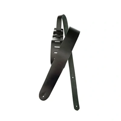 Image de Planet Waves 25L00 DXXL Sangle de guitare en cuir classique Extra longue Noir