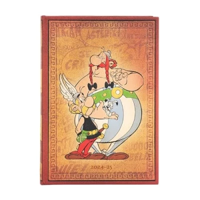 Image de Paperblanks Agendas 18 Mois 2025, Astérix et Obélix, Midi, Horizontal, Fermeture Élastique