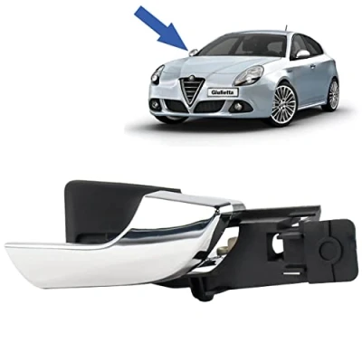 Image de STARKIT PERFORMANCE Poignée de porte intérieure compatible pour Alfa Romeo Giulietta (à partir 2010) avant droite (côté passager) (chromée)