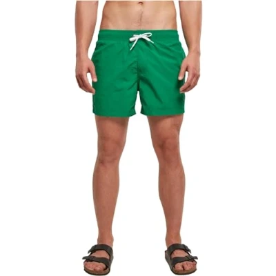 Image de Build Your Brand Short de Bain Maillot, Vert forêt, M Homme
