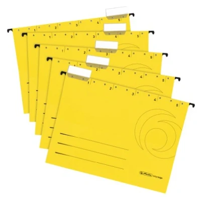 Image de Herlitz A4 Dossier de suspension Jaune (5 unités)