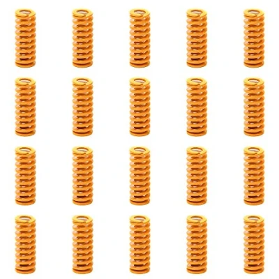Image de imprimante 3d, Ressorts TUZUK 0,31 en OD 0,78 pouces de long Compression Springs M3 Vis lumière Charge pour Creality CR 10 10S S4 Ender 3 carte mère bas Connect mise à niveau Lot 20