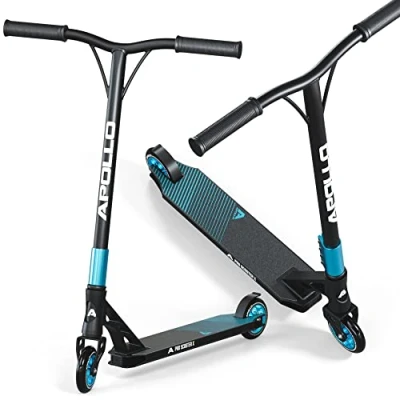 Image de Apollo Trotinette Adulte Genesis Pro Trottinette de Cascade Robuste avec Roulements à Billes ABEC 9, Saut, Démonstration, Freestyle
