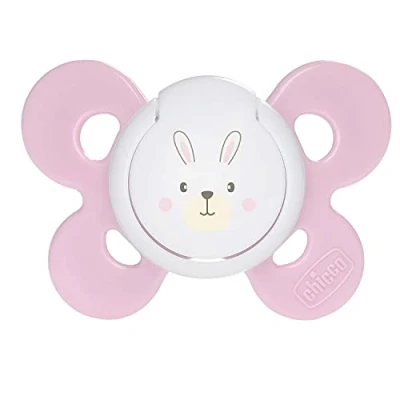 Image de Chicco PhysioForma Comfort Tétines Bébé en Silicone, Sucette Douce et Tendre, Aide à la Respiration, Favorise le Développement de Bouche, 0 6 Mois, 1 Unité, Rose, Coloris Aléatoire