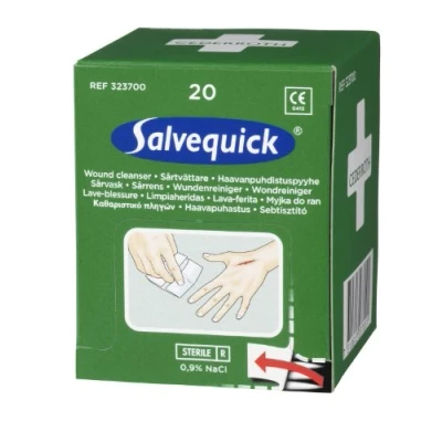 Image de Cederroth Salve rapide stériles Cordes recharge pour nettoyant, 20 count