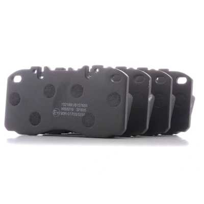 Image de RIDEX 402B1045 Jeu de plaquettes frein Essieu avant préparé pour indicateur d&#039;usure, contact signal d&#039;usure exclu IVECO: Daily 6
