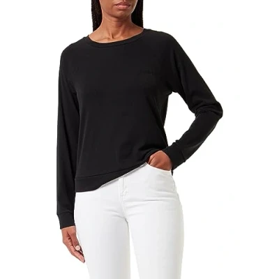 Image de Calvin Klein Femme Sweat L/S sans Capuche, Multicolore (Black), L