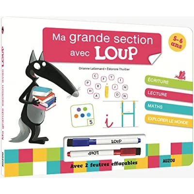 Image de Ma grande section Avec Loup : deux feutres effaçables Livre d’occasion Correct