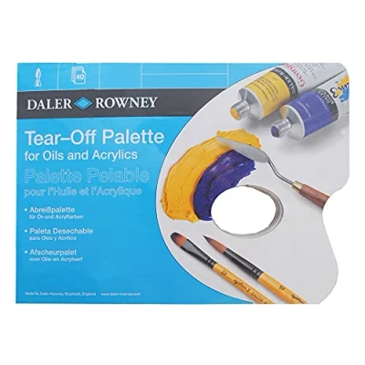 Image de Daler Rowney Tear Off Palette : A3 40 sheets for oil and acrylic by
