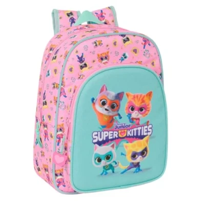 Image de Sac à dos scolaire SAFTA SUPERKITTIES Confortable et polyvalent 26 x 11 34 cm Mixte