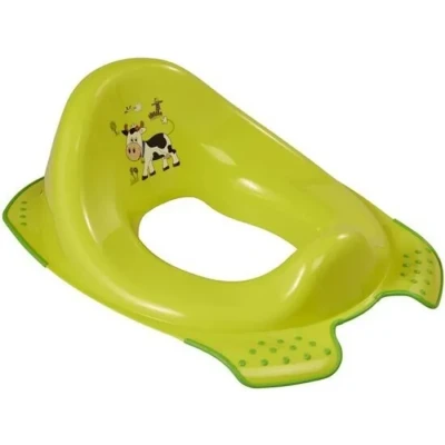 Image de Keeeper Funny Farm Siège De Toilette pour Bébé, 18 Mois à 4 Ans Environ, Anti Dérapant, Ewa, Nordic Green