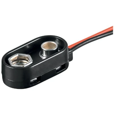 Image de Unbekannt Lot de 10 Clips Batterie en Forme I pour Blocs 9 V avec col Protection