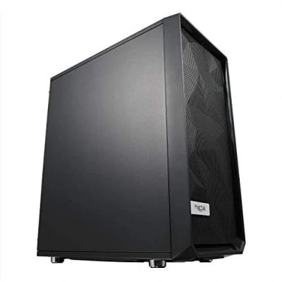 Image de Fractal Design Meshify C Compact Mid Tower Computer Case Open ATX Layout High Performance Airflow/Cooling 2x Fans included PSU Shroud Modular interior Water cooling ready USB3.0 Black