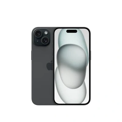 Image de Apple iPhone 15 (256Go) Noir (Reconditionné)