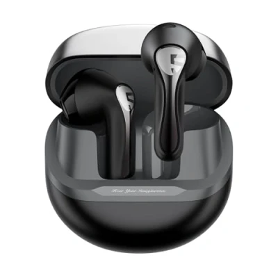 Image de SoundPEATS Air5 Écouteurs sans Fil avec réduction adaptative du Bruit ambiant, écouteurs Bluetooth 5.4 6 Mic, contrôleur 13 mm, des appels AI et CVC V8.0, 30 Heures