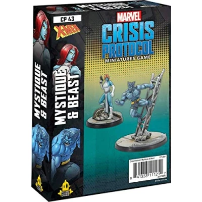 Image de Atomic Mass Games Marvel Crisis Protocol: Character Pack: Mystique and Beast Miniature Game