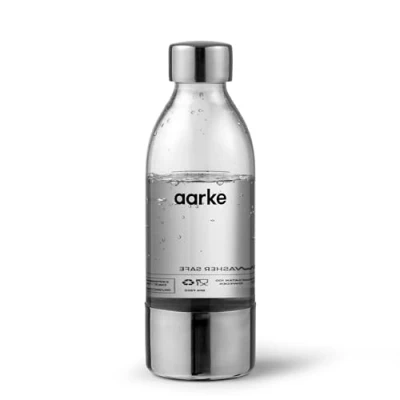 Image de Aarke Petite Bouteille pour Machine à Soda Carbonator 3, sans BPA, détails en Acier (450ml)