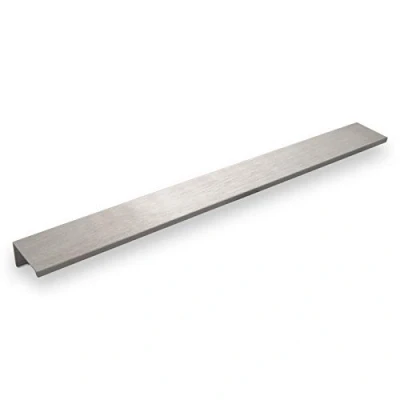 Image de SO TECH® Poignée profil en aluminium SEARL 330 mm Aspect d&#039;acier affiné intégrée de