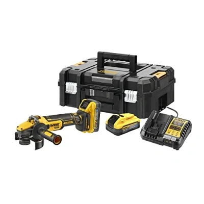 Image de Meuleuse d&#039;angle sans fil DEWALT 18V Advantage XR 5Ah Li Ion Brushless DCG409H2T QW