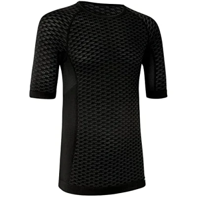 Image de GripGrab Expert Seamless Short Sleeve Summer Cycling Base Layer Lightweight High Performance Bicycle Under Shirt Vest Maillot de Corps Mixte, Noir, XS S