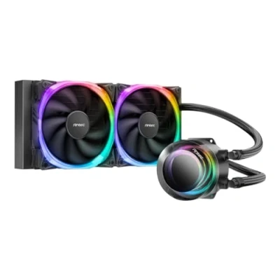 Image de Antec VORTEX 240 ARGB Processeur Refroidisseur de liquide tout en un Noir Neuf