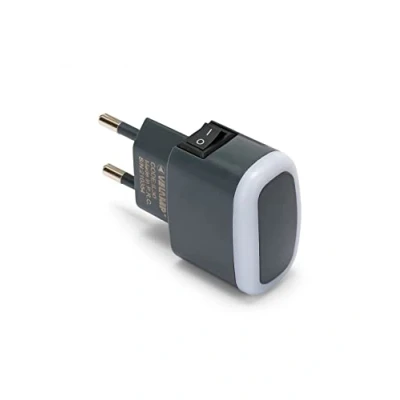 Image de Velamp FROOT: veilleuse LED avec interrupteur ON/OFF. Anthracite