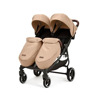 Image de Ickle Bubba Poussette Double Venus Max (Biscuit)