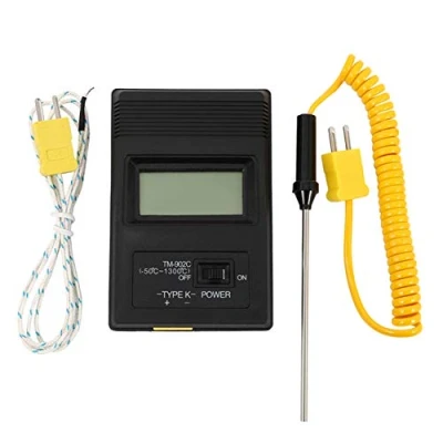 Image de Jenbnoau Tm 902C Thermometre ( 50 Celsius a 750 Celsius) Tm902C Capteur De Temperature Type K Numerique + Aiguille Detecteur Sonde Thermocouple