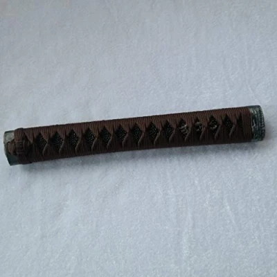Image de Boyu Sword Handle Tsuka 10.2in Alloy/Copper/Iron Fittings and Imitation Or Real Samegawa (DB08, 26cm/10.2in)