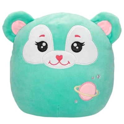 Image de Depesche 13042 Ylvi Swoppies Doudou Ourson Turquoise, avec Effet Lumineux, Petite planète et Oreilles Rondes, Peluche de 20 cm env, Multicolor, Taille Unique