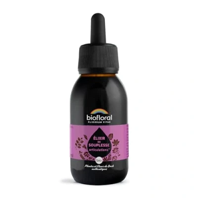 Image de BIOFLORAL Elixir de Souplesse BIO Flexibilité articulaire Fleurs Bach Authentiques 100 ml