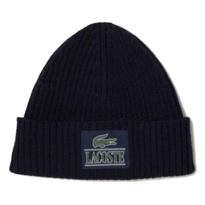 Image de Lacoste Mixte Rb1783 bonnet, Marine, Taille unique EU