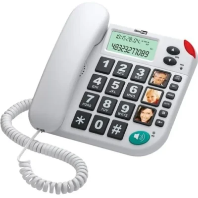 Image de Telephone Filaire KXT480 Blanc MAXCOM