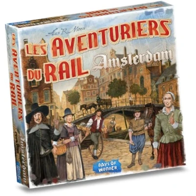 Image de Days of Wonder Les Aventuriers du Rail : Amsterdam Version Française Jeu de Société pour Enfants dès 8 ans 2 à 4 Joueurs Réflexion et Stratégie
