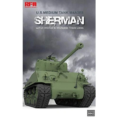 Image de RYE FIELD MODEL RFM5042 M4A3 76W HVSS Sherman w/Full Interior 1:35