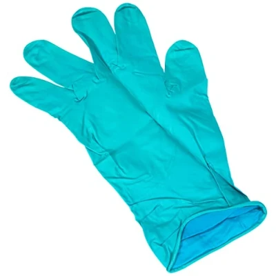 Image de Ansell Microflex 93 260 Gants Jetables Protection Chimique, Liquides et Solvants, Formulation Brevetée Ultra Résistante, Souple Comfortable, Manchette Longue, Vert, Taille XL (6 Gants)
