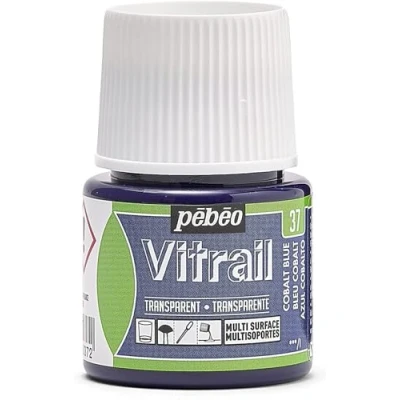 Image de Pébéo 050037 Vitrail 1 Flacon Bleu Cobalt 45 ML