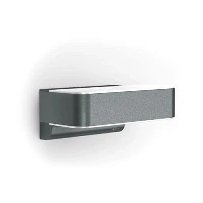 Image de STEiNEL lampe d&#039;extérieur L 810 C anthracite, LED up/downlight, sans détecteur, 9,8 W, applique pouvant être mise en réseau via une application Bluetooth
